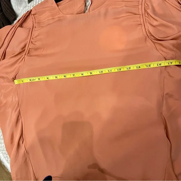 See By Chloe Silk Blend Ruffle Blouse Size 34 - Picture 9 of 16